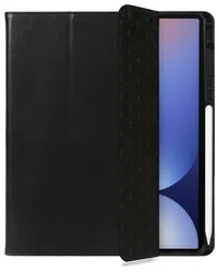 Rosso Elite Samsung Tab S10 Lite / S10 FE / S9 (FE) Hoes 2-in-1 Leer Zwart afbeelding