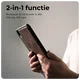 Rosso Elite Samsung Tab S10 Lite / S10 FE / S9 (FE) Hoes 2-in-1 Leer Bruin afbeelding 2