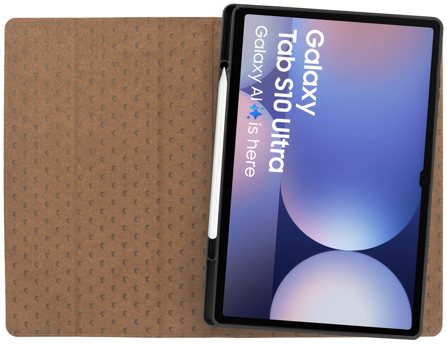 Rosso Elite Samsung Tab S10 Ultra / S9 Ultra Hoes 2-in-1 Echt Leer Bruin afbeelding 8