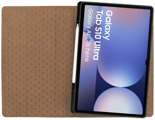 Rosso Elite Samsung Tab S10 Ultra / S9 Ultra Hoes 2-in-1 Echt Leer Bruin afbeelding 8