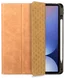 Rosso Elite Samsung Tab S10 Ultra / S9 Ultra Hoes 2-in-1 Echt Leer Lichtbruin