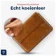 Rosso Deluxe MacBook / Laptop / iPad / Tablet Sleeve tot 14 Inch Echt Leer Bruin afbeelding 4