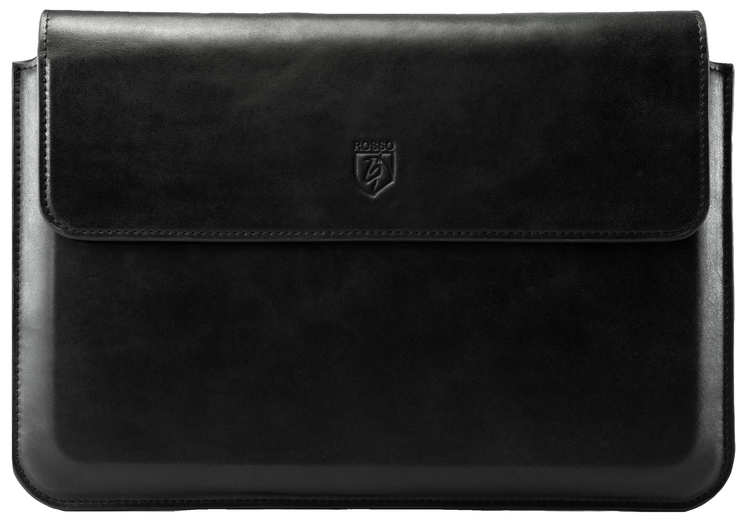 Rosso Deluxe MacBook / Laptop / iPad / Tablet Sleeve tot 11 Inch Echt Leer Zwart afbeelding 7