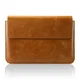 Rosso Deluxe MacBook / Laptop / iPad / Tablet Sleeve tot 11 Inch Echt Leer Bruin afbeelding 6