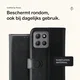 Rosso Element Motorola G15 Power Hoesje Book Case Wallet Zwart afbeelding 3