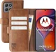 Rosso Element Motorola G15 Power Hoesje Book Case Wallet Bruin