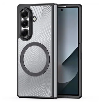 Dux Ducis Aimo Samsung Galaxy Z Fold 7 Hoesje MagSafe Back Cover Zwart