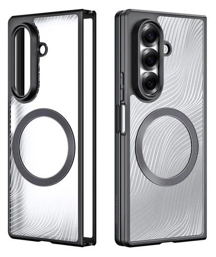 Dux Ducis Aimo Samsung Galaxy Z Fold 7 Hoesje MagSafe Back Cover Zwart afbeelding 2