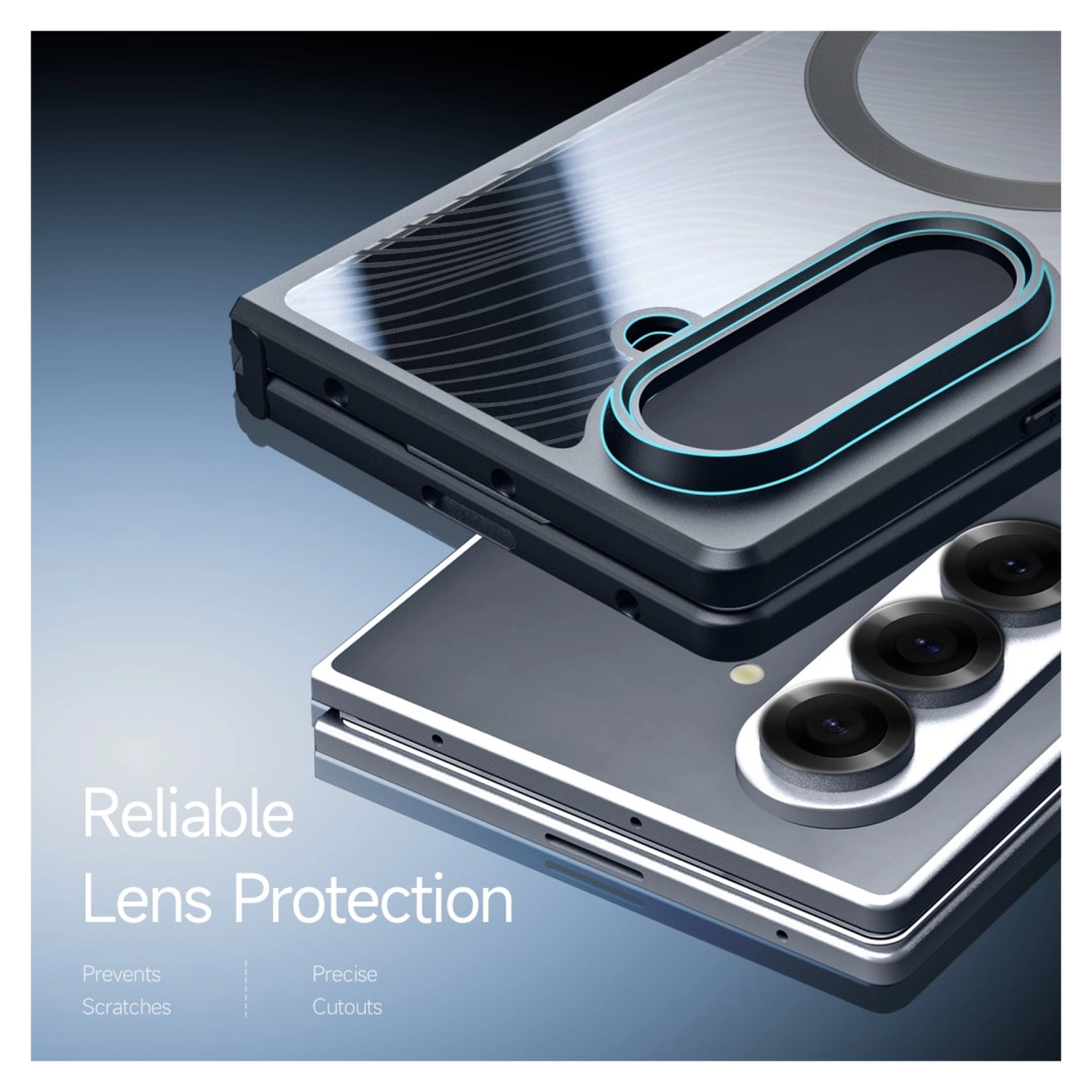 Dux Ducis Aimo Samsung Galaxy Z Fold 7 Hoesje MagSafe Back Cover Zwart afbeelding 6