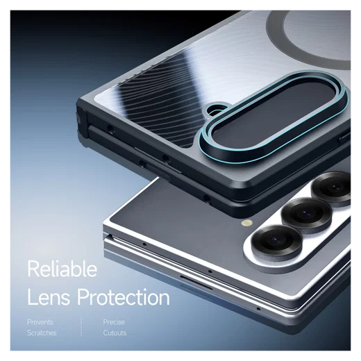 Dux Ducis Aimo Samsung Galaxy Z Fold 7 Hoesje MagSafe Back Cover Zwart afbeelding 6