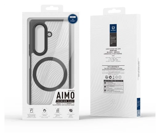 Dux Ducis Aimo Samsung Galaxy Z Fold 7 Hoesje MagSafe Back Cover Zwart afbeelding 8