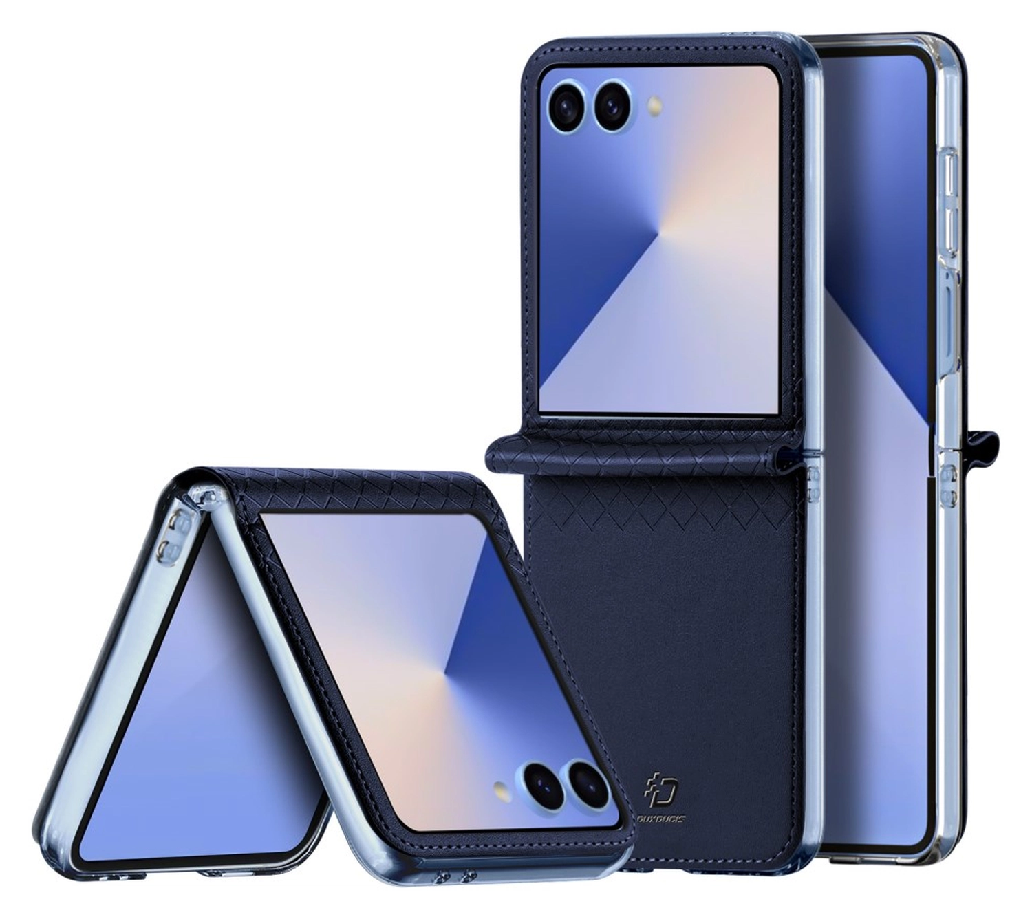 Dux Ducis Bril Samsung Galaxy Z Flip 7 Hoesje Back Cover Blauw afbeelding 1