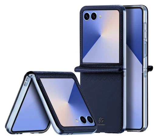 Dux Ducis Bril Samsung Galaxy Z Flip 7 Hoesje Back Cover Blauw afbeelding 1