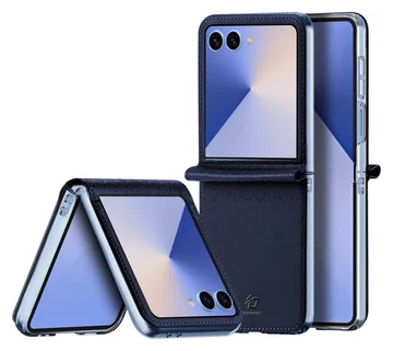 Dux Ducis Bril Samsung Galaxy Z Flip 7 Hoesje Back Cover Blauw