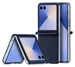 Dux Ducis Bril Samsung Galaxy Z Flip 7 Hoesje Back Cover Blauw afbeelding