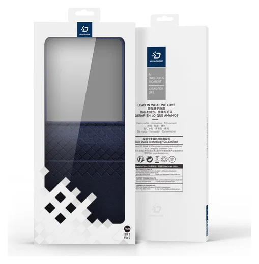 Dux Ducis Bril Samsung Galaxy Z Flip 7 Hoesje Back Cover Blauw afbeelding 11