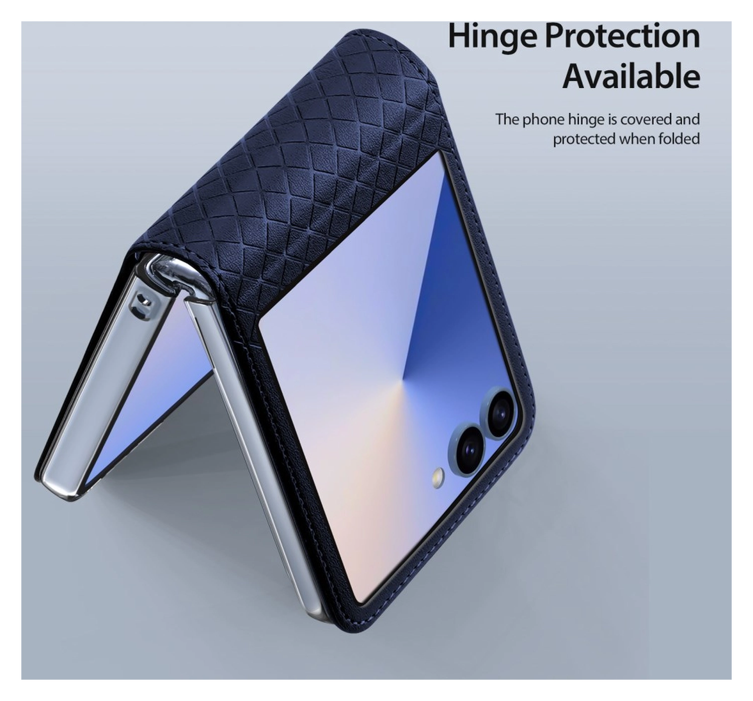 Dux Ducis Bril Samsung Galaxy Z Flip 7 Hoesje Back Cover Blauw afbeelding 5