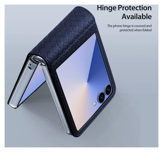 Dux Ducis Bril Samsung Galaxy Z Flip 7 Hoesje Back Cover Blauw afbeelding 5