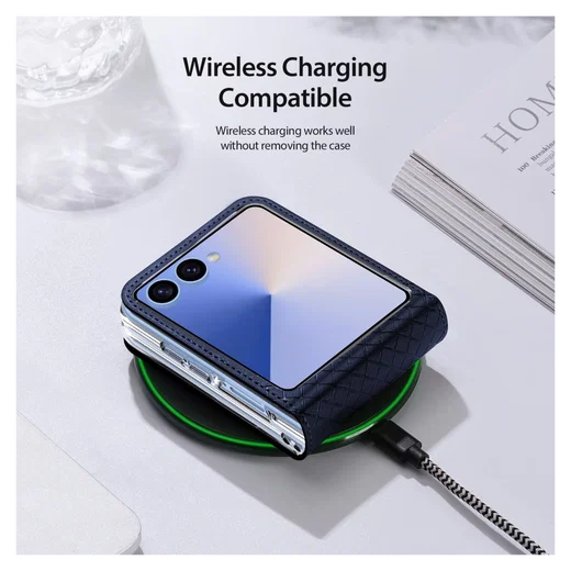 Dux Ducis Bril Samsung Galaxy Z Flip 7 Hoesje Back Cover Blauw afbeelding 9