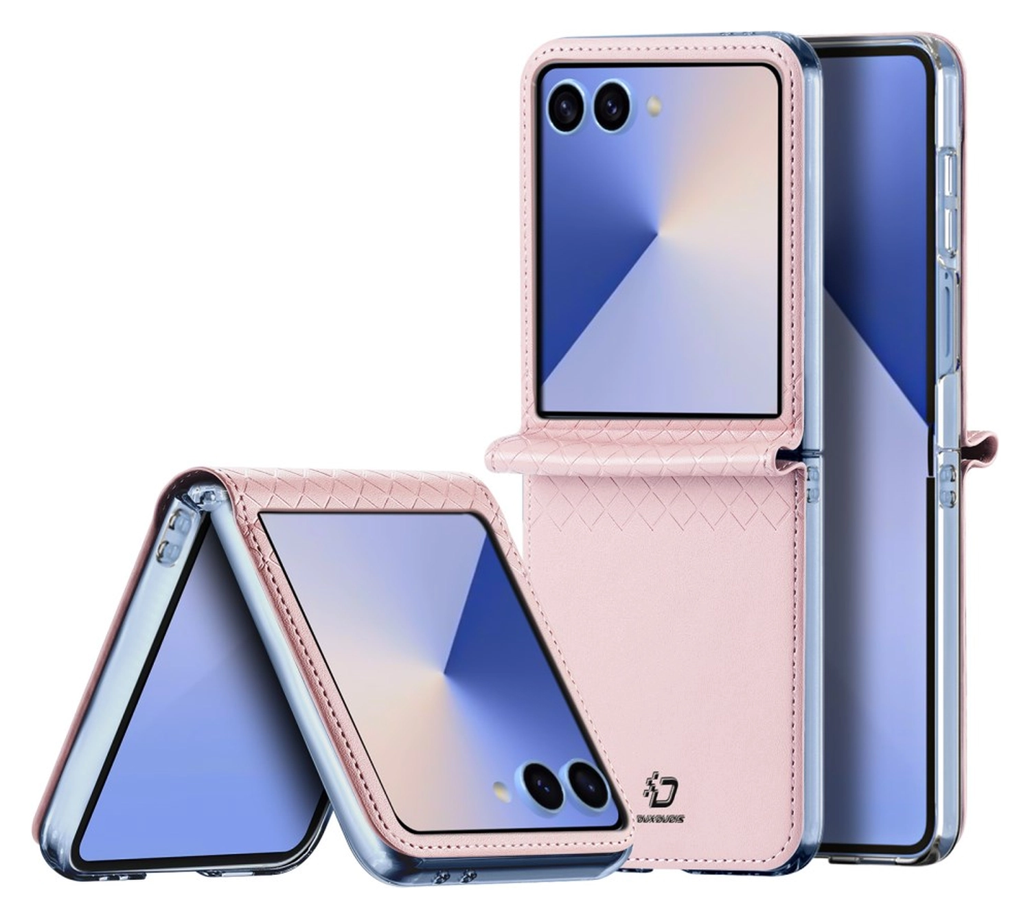Dux Ducis Bril Samsung Galaxy Z Flip 7 Hoesje Back Cover Roze afbeelding 1