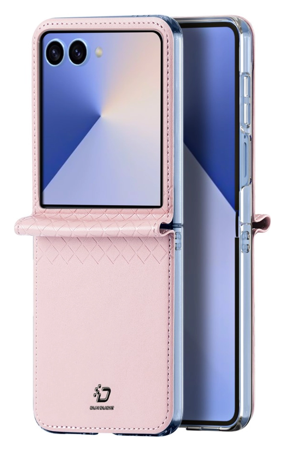 Dux Ducis Bril Samsung Galaxy Z Flip 7 Hoesje Back Cover Roze afbeelding 2