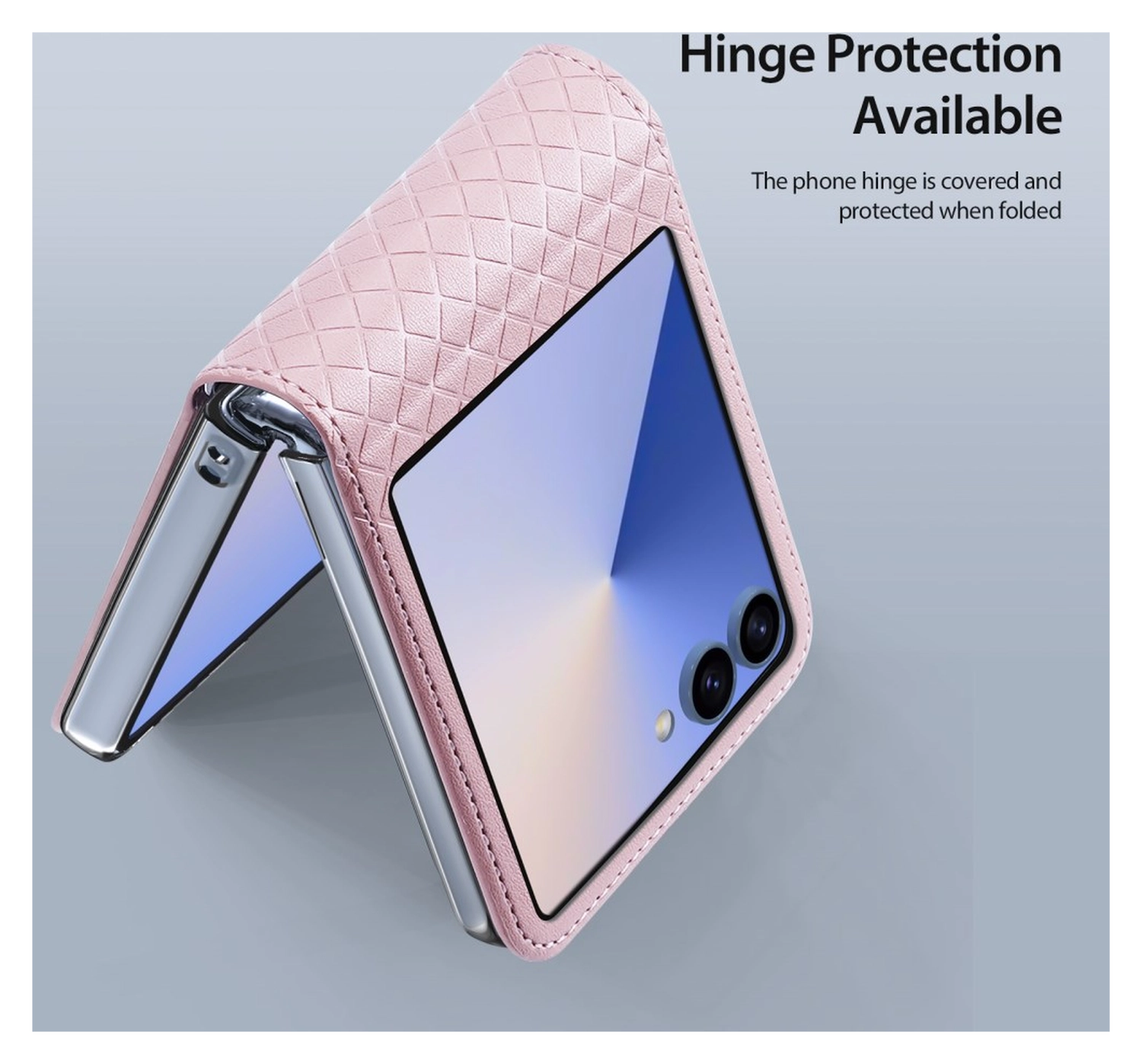 Dux Ducis Bril Samsung Galaxy Z Flip 7 Hoesje Back Cover Roze afbeelding 5