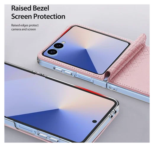 Dux Ducis Bril Samsung Galaxy Z Flip 7 Hoesje Back Cover Roze afbeelding 8