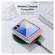 Dux Ducis Bril Samsung Galaxy Z Flip 7 Hoesje Back Cover Roze afbeelding 9
