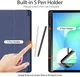 Dux Ducis Domo Samsung Galaxy Tab S10 FE Plus Hoes Tri-Fold Book Case Blauw afbeelding 2
