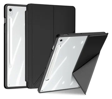 Dux Ducis Magi Samsung Galaxy Tab S10 FE Plus Hoes V-Fold Book Case Zwart