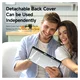Dux Ducis Magi Samsung Galaxy Tab S10 FE Plus Hoes V-Fold Book Case Zwart afbeelding 3