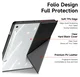 Dux Ducis Magi Samsung Galaxy Tab S10 FE Plus Hoes V-Fold Book Case Zwart afbeelding 5