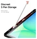Dux Ducis Magi Samsung Galaxy Tab S10 FE Plus Hoes V-Fold Book Case Zwart afbeelding 6