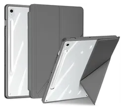 Dux Ducis Magi Samsung Galaxy Tab S10 FE Plus Hoes V-Fold Book Case Grijs afbeelding