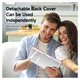 Dux Ducis Magi Samsung Galaxy Tab S10 FE Plus Hoes V-Fold Book Case Roze afbeelding 3