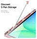 Dux Ducis Magi Samsung Galaxy Tab S10 FE Plus Hoes V-Fold Book Case Roze afbeelding 6