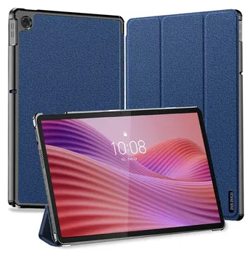 Dux Ducis Domo Lenovo Tab K10 Gen 2 Hoes Tri-Fold Book Case Blauw