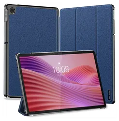 Dux Ducis Domo Lenovo Tab K10 Gen 2 Hoes Tri-Fold Book Case Blauw afbeelding