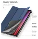 Dux Ducis Domo Lenovo Tab K10 Gen 2 Hoes Tri-Fold Book Case Blauw afbeelding 7