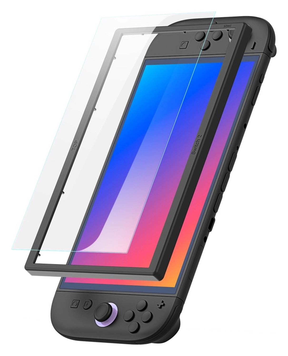 Dux Ducis Nintendo Switch 2 Screen Protector 9H Tempered Glass met Tray afbeelding 1