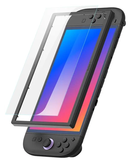 Dux Ducis Nintendo Switch 2 Screen Protector 9H Tempered Glass met Tray afbeelding 1
