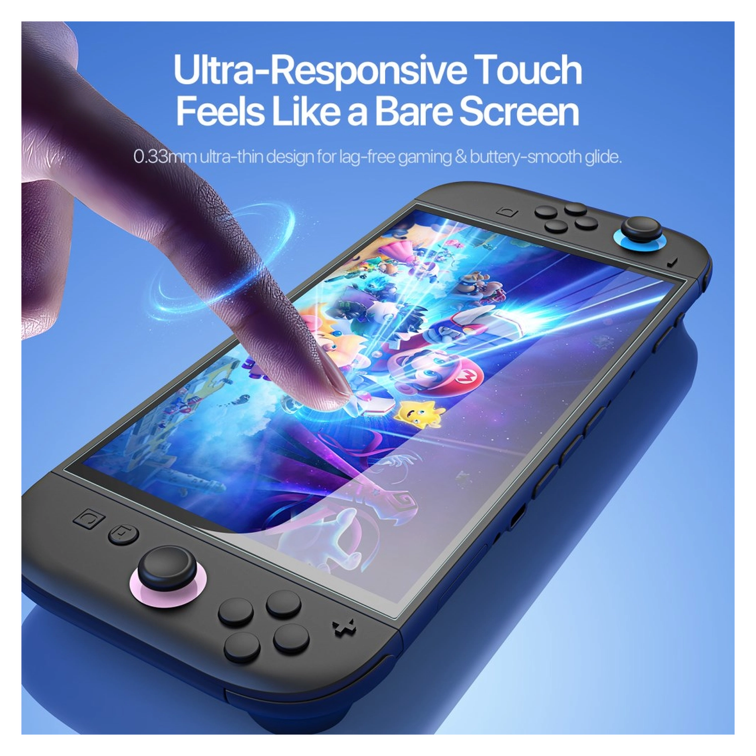 Dux Ducis Nintendo Switch 2 Screen Protector 9H Tempered Glass met Tray afbeelding 5