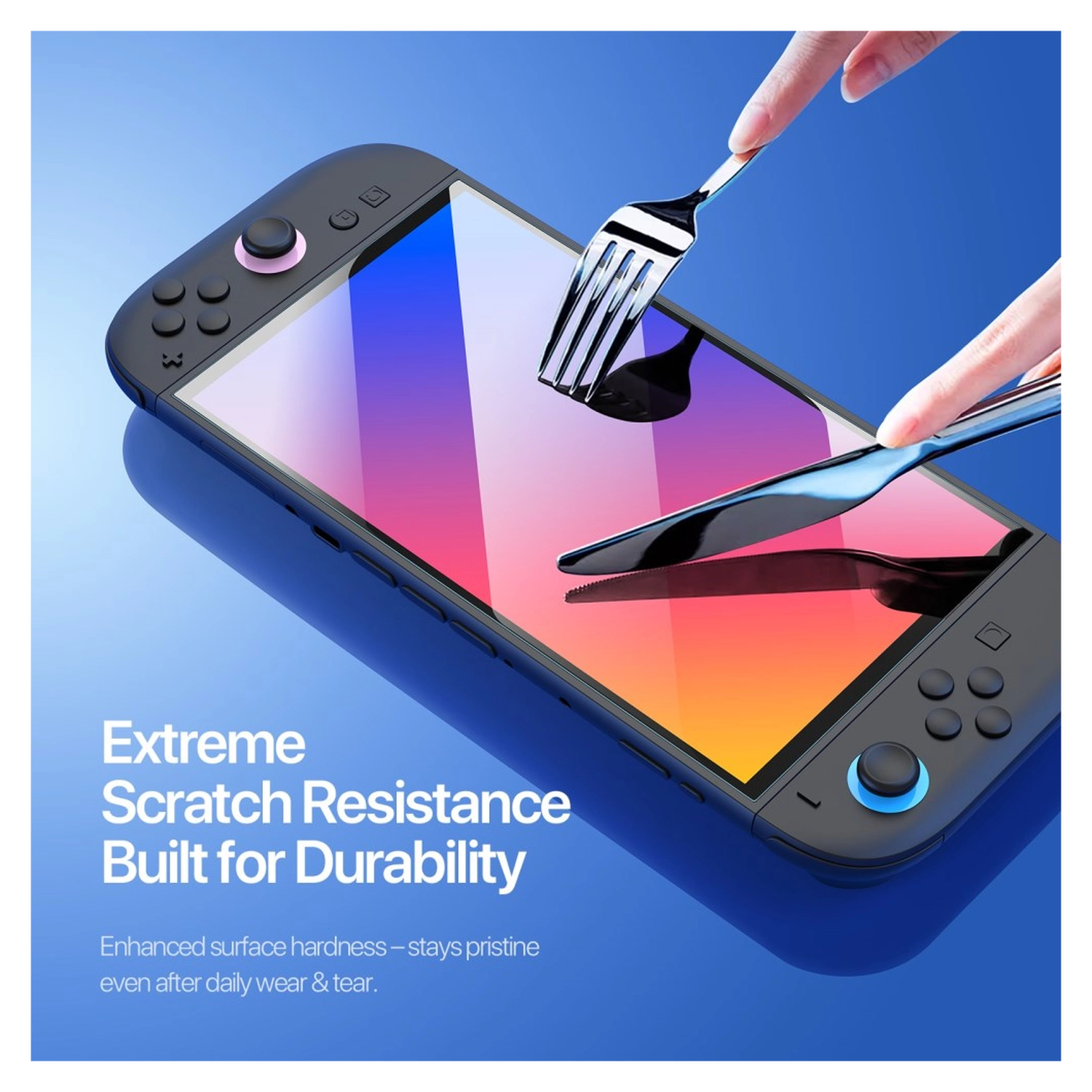 Dux Ducis Nintendo Switch 2 Screen Protector 9H Tempered Glass met Tray afbeelding 8