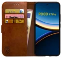 Rosso Element Xiaomi Poco F7 Pro Hoesje Book Case Wallet Bruin