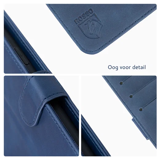 Rosso Element Xiaomi Poco F7 Pro Hoesje Book Case Wallet Blauw afbeelding 2