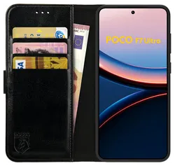 Rosso Element Xiaomi Poco F7 Ultra Hoesje Book Case Wallet Zwart afbeelding