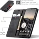 CaseMe 013 Google Pixel 9a Hoesje Book Case met Standaard Zwart afbeelding 3