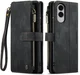 CaseMe C30 Samsung Galaxy S25 Edge Hoesje Pasjeshouder Book Case Zwart