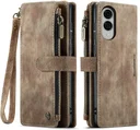 CaseMe C30 Samsung Galaxy S25 Edge Hoesje Pasjeshouder Book Case Bruin