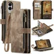 CaseMe C30 Samsung Galaxy S25 Edge Hoesje Pasjeshouder Book Case Bruin afbeelding 2